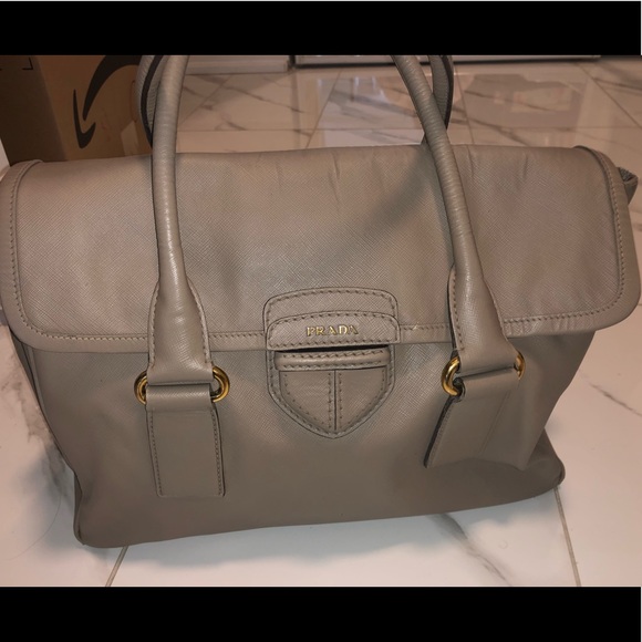 Prada Handbags - Prada city calf leather large shopping tote